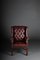 20th Century Chesterfield English Leather Earsback Chair 3