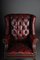 20th Century Chesterfield English Leather Earsback Chair 4