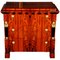 20th Century Empire Caryatide Tulip Veneer Commode 1