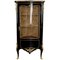 Louis Xv Piano Black Corner Vitrine 1