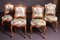 19th Century Baroque Saxony Sofa and Armchairs, 1880s, Set of 5 7