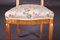 Early 19th Century Biedermeier Curved Chairs, Set of 3, Image 8