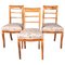 Early 19th Century Biedermeier Curved Chairs, Set of 3 1