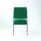 Brussels Chrome & Green Fabric Dining Chairs, Czechoslovakia 1960s, Set of 4 6