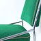 Brussels Chrome & Green Fabric Dining Chairs, Czechoslovakia 1960s, Set of 4 4