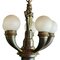 Art Deco Brass Chandelier 3