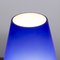 Blue Satin Murano Glass Mushroom Table Lamp from Giesse Milan, Italy, Image 7