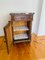 Vintage Nightstand with Marble Desk, Image 6