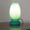 Small Turquoise Satin Murano Glass Mushroom Table Lamp from Giesse Milan, Italy, Image 2