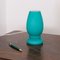 Small Turquoise Satin Murano Glass Mushroom Table Lamp from Giesse Milan, Italy 6