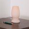 Petite Lampe de Bureau Champignon Rose en Verre de Murano Satiné de Giesse Milan, Italie 4