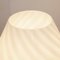 Vintage Murano Glass Mushroom Table Lamp with Spiral White Filigree, Italy 8