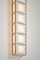 Lámpara de pared Shoji con marco de roble y aplique japonés de papel de Louis Jobst, Imagen 4