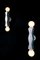 Ridge Wandlampe mit geometrischem Aluminiumgehäuse und Opal Globe Glühbirnen von Louis Jobst 3