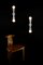 Ridge Wandlampe mit geometrischem Aluminiumgehäuse und Opal Globe Glühbirnen von Louis Jobst 7