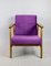 Vintage Sessel in Violett, 1970er 10