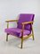 Vintage Sessel in Violett, 1970er 8