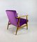 Vintage Violet Easy Chair, 1970s 6