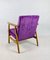 Vintage Violet Easy Chair, 1970s 7