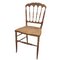 Antiker italienischer Chiavari Stuhl aus Holz 1