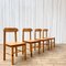Dining Chairs in Pine, 1970s, Set of 4 5
