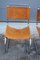 Bauhaus Chairs in Curved Steel & Bovine Leather, Italy, 1970s, Set of 4 3