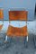 Bauhaus Stühle aus gebogenem Stahl & Rindsleder, 1970er, 4er Set 11