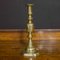 Victorian Queen of Diamond Brass Candlesticks, 1890s, Set of 2, Image 4