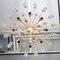 Brass and Glass Chandelier by Gaetano Sciolari, Italy, 1970s, Image 9