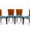 Dining Chairs by Jindrich Halabala, Czechoslovakia, 1930s, Set of 4, Image 3