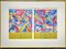Louis Cane, Composición abstracta, óleo y litografía sobre papel, años 80, Imagen 1