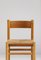 Modern Wooden Dining Room Chairs with a Rush Seat, 1960s, Set of 4, Image 5