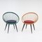 Circle Chairs by Yngve Ekström, Sweden, 1950s, Set of 2 1