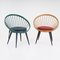 Circle Chairs by Yngve Ekström, Sweden, 1950s, Set of 2, Image 2