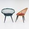 Circle Chairs by Yngve Ekström, Sweden, 1950s, Set of 2 3