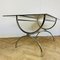 Large Bauhaus Style Smoked Glass & Chrome Dining Table, 1970s 3