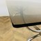 Large Bauhaus Style Smoked Glass & Chrome Dining Table, 1970s 11