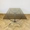 Large Bauhaus Style Smoked Glass & Chrome Dining Table, 1970s 6