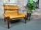 Mid-Century Inca Lounge Chair & Ottoman by Arne Norell for Norell Möbel, 1960s, Set of 2, Image 8