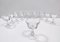 Postmoderne Champagner-Coupés aus Kristallglas von Baccarat, Frankreich, 1970er, 10er Set 3