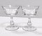 Postmoderne Champagner-Coupés aus Kristallglas von Baccarat, Frankreich, 1970er, 10er Set 5