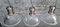 Industrial Pendant Lights in Steel & Crystal from Rossini, Italy, 2000s, Set of 5 5