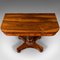 Antique William IV English Fold-Over Card Table, 1835, Image 10