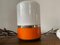 Vintage Orange & White Lamp attributed to Adriano Rampoldi for Europhon 2