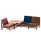 Moduline Sessel & Palisander Couchtisch von Ole Gjerløv Knudsen & Torben Lind für France & Søn, 1960er, 4er Set 1