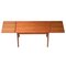Mid-Century Extendable Teak Dining Table attributed to Niels Otto Møller, 1960s 4