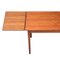 Mid-Century Extendable Teak Dining Table attributed to Niels Otto Møller, 1960s, Image 2