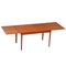 Mid-Century Extendable Teak Dining Table attributed to Niels Otto Møller, 1960s 1