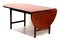 Oval Drop Leaf Dining Table in Rosewood Palisander, 1960s 12