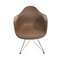 Chocolate Fiberglass Armchairs by Charles & Ray Eames for Herman Miller, Set of 2, Image 2